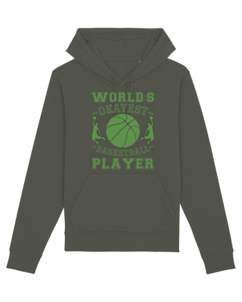 World'S Okayest Basketball Player Khaki