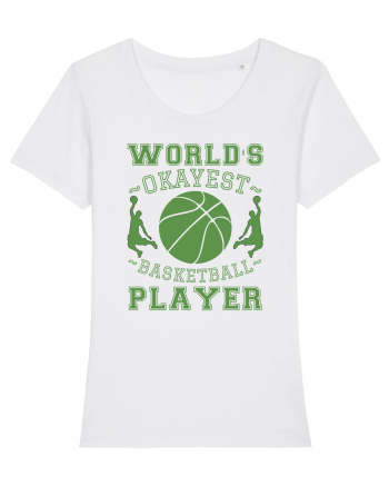 World'S Okayest Basketball Player White