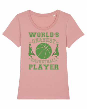 World'S Okayest Basketball Player Canyon Pink