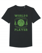 World'S Okayest Basketball Player Tricou mânecă scurtă guler larg Bărbat Skater