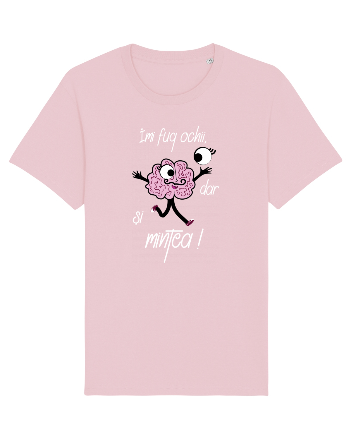 Tricou mânecă scurtă Unisex Rocker Cotton Pink