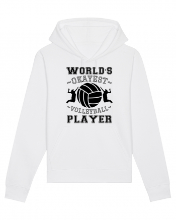 World'S Okayest Volleyball Player White