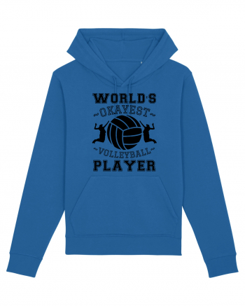 World'S Okayest Volleyball Player Royal Blue