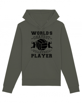 World'S Okayest Volleyball Player Khaki