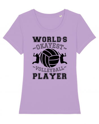 World'S Okayest Volleyball Player Lavender Dawn