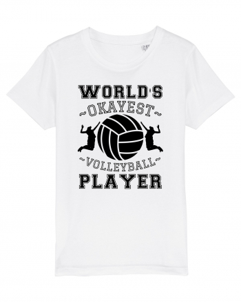 World'S Okayest Volleyball Player White