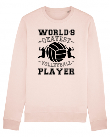 World'S Okayest Volleyball Player Candy Pink