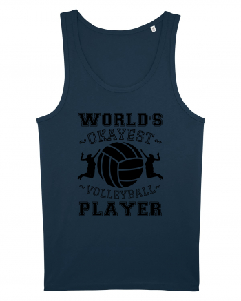 World'S Okayest Volleyball Player Navy