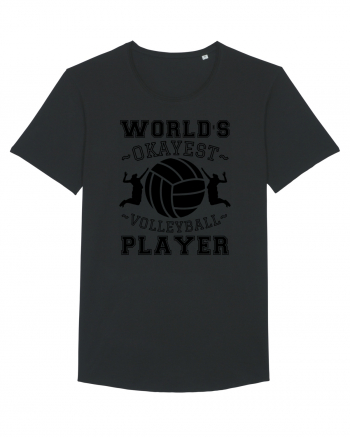 World'S Okayest Volleyball Player Black