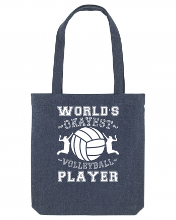 World'S Okayest Volleyball Player Midnight Blue