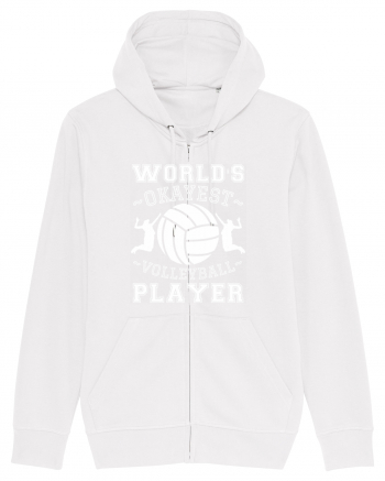 World'S Okayest Volleyball Player White