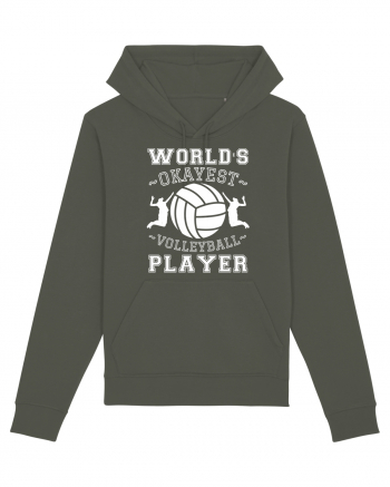 World'S Okayest Volleyball Player Khaki