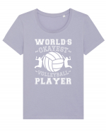 World'S Okayest Volleyball Player Tricou mânecă scurtă guler larg fitted Damă Expresser