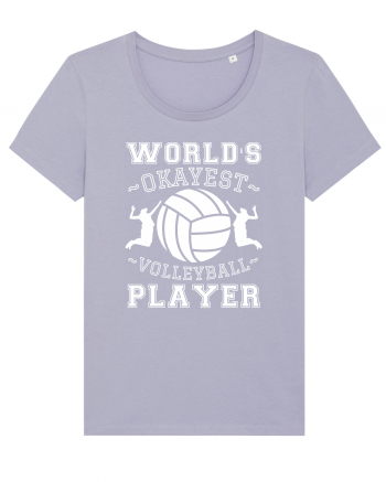 World'S Okayest Volleyball Player Lavender