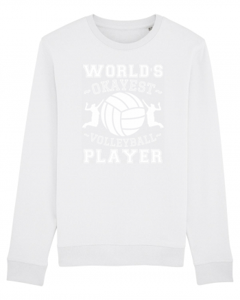 World'S Okayest Volleyball Player White