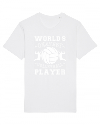 World'S Okayest Volleyball Player White