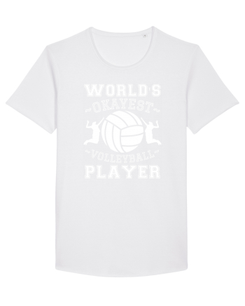 World'S Okayest Volleyball Player White