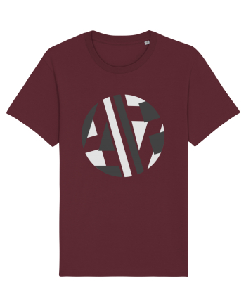 Abstract Ball Burgundy