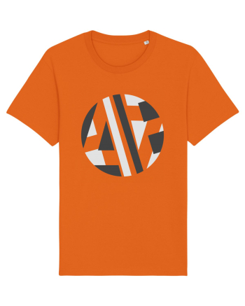 Abstract Ball Bright Orange