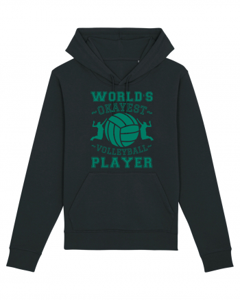 World'S Okayest Volleyball Player Black