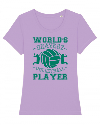 World'S Okayest Volleyball Player Lavender Dawn