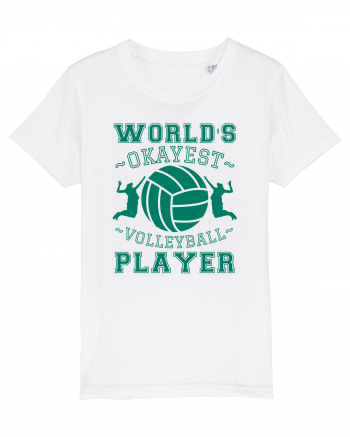 World'S Okayest Volleyball Player White