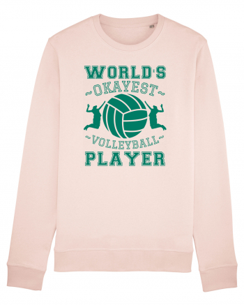 World'S Okayest Volleyball Player Candy Pink