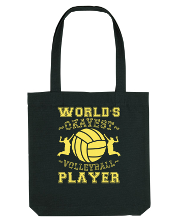 World'S Okayest Volleyball Player Black