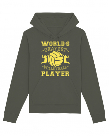 World'S Okayest Volleyball Player Khaki