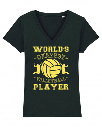 World'S Okayest Volleyball Player Black