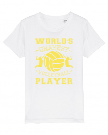 World'S Okayest Volleyball Player White