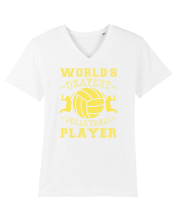 World'S Okayest Volleyball Player White
