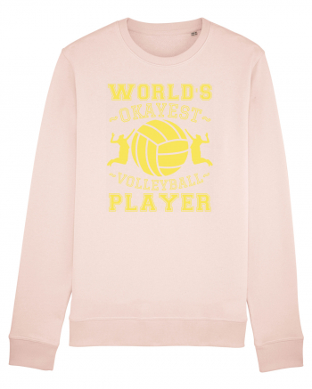 World'S Okayest Volleyball Player Candy Pink