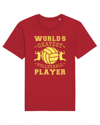 World'S Okayest Volleyball Player Red