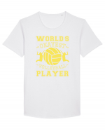 World'S Okayest Volleyball Player Tricou mânecă scurtă guler larg Bărbat Skater