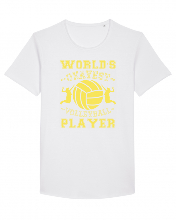 World'S Okayest Volleyball Player White