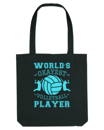 World'S Okayest Volleyball Player Black