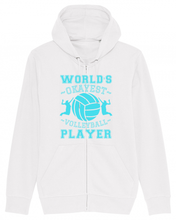 World'S Okayest Volleyball Player White