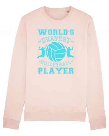 World'S Okayest Volleyball Player Candy Pink