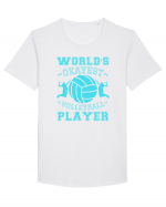 World'S Okayest Volleyball Player Tricou mânecă scurtă guler larg Bărbat Skater