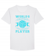 World'S Okayest Volleyball Player Tricou mânecă scurtă guler larg Bărbat Skater