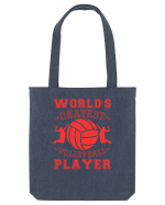 World'S Okayest Volleyball Player Sacoșă textilă