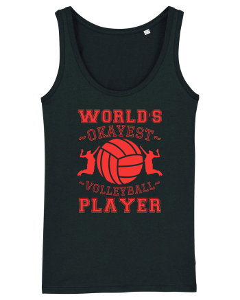 World'S Okayest Volleyball Player Black