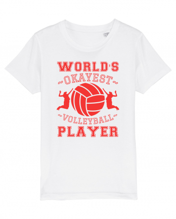 World'S Okayest Volleyball Player White