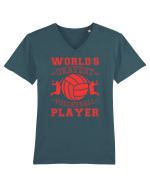 World'S Okayest Volleyball Player Tricou mânecă scurtă guler V Bărbat Presenter