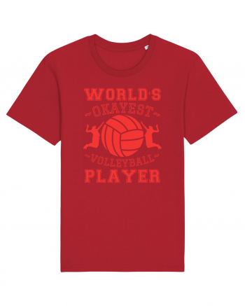 World'S Okayest Volleyball Player Red