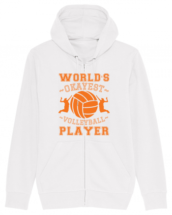 World'S Okayest Volleyball Player White