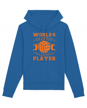 World'S Okayest Volleyball Player Royal Blue