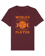 World'S Okayest Volleyball Player Tricou mânecă scurtă Unisex Rocker