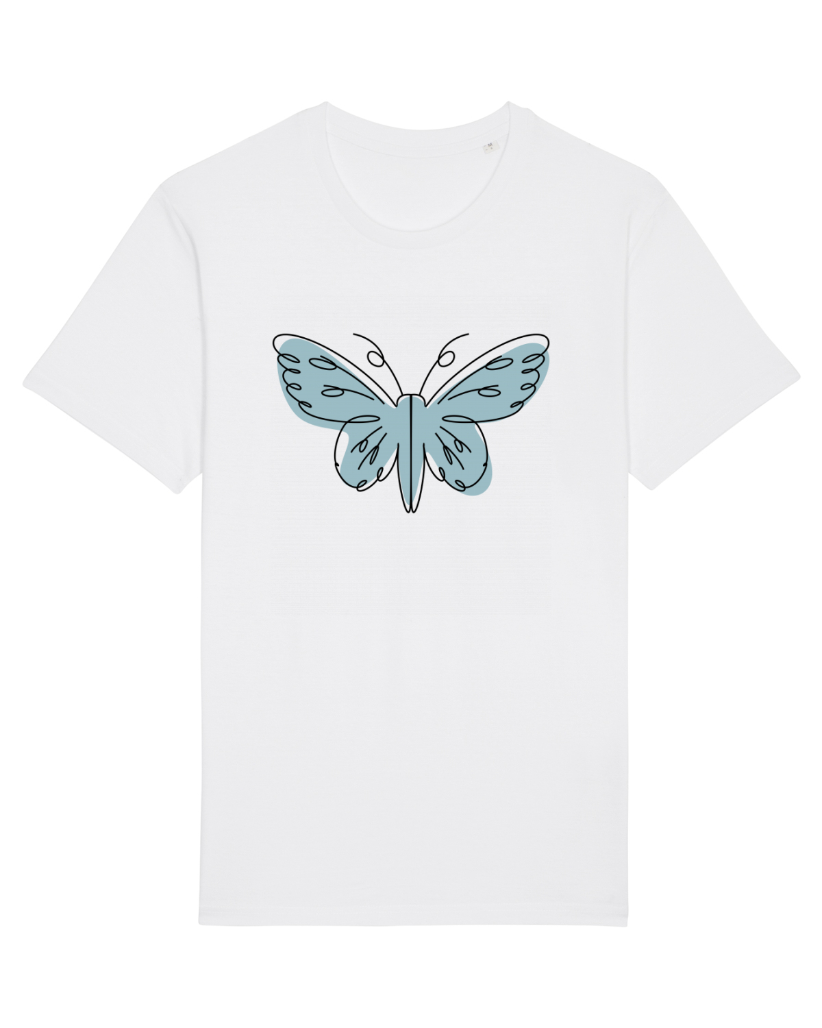 Tricou mânecă scurtă Unisex Rocker White